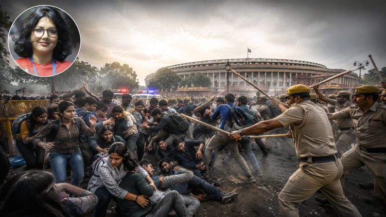 जंतर-मंतर से संसद तक छात्रों का गुस्सा: लाठीचार्ज, हिरासत और अस्पताल में सोनम वांगचुक... क्या लोकतंत्र में विरोध की आवाज दबाई जा रही है?