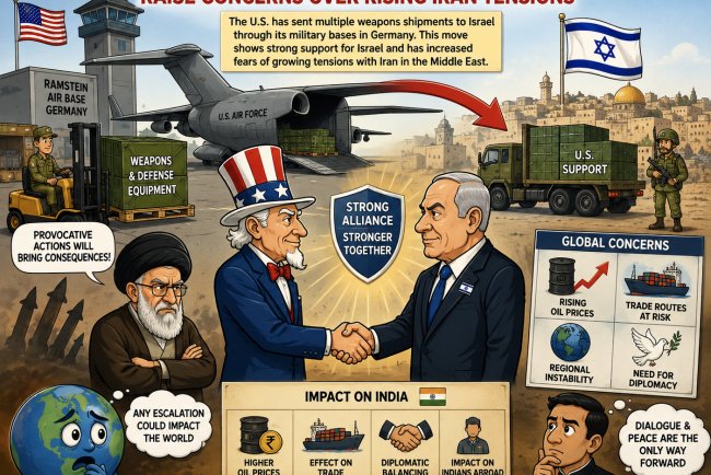 U.S. Arms Shipments to Israel Raise Questions Over Rising Iran Tensions