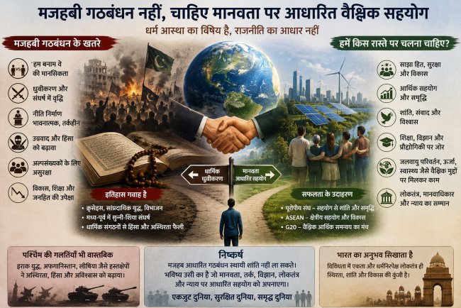 मजहबी गठबंधन: मानवता के लिए घातक स्थिति, जब विश्व एक नए धार्मिक ध्रुवीकरण की ओर बढ़ रहा है