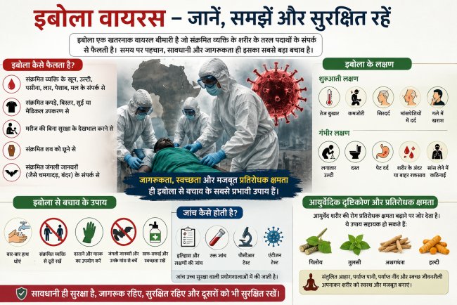 इबोला वायरस: कैसे फैलता है दुनिया का सबसे खतरनाक संक्रमण, क्या हैं लक्षण और बचाव के तरीके