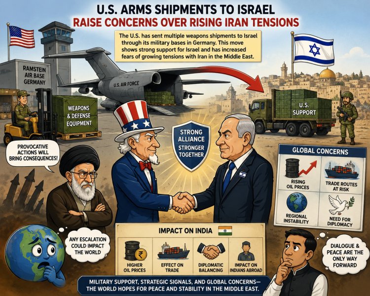 U.S. Arms Shipments to Israel Raise Questions Over Rising Iran Tensions