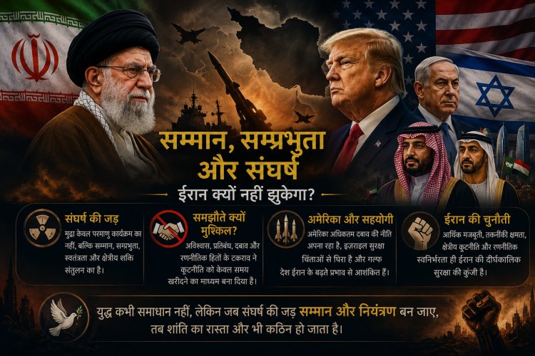 अमेरिका समझौता नहीं करेगा, युद्ध का कारण परमाणु है ही नही, नियंत्रण की लड़ाई है
