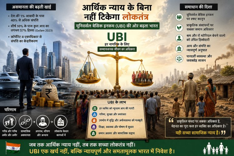 शोषक वर्ग का संसाधनों पर कब्ज़ा, भारत में सामाजिक आर्थिक न्याय कानून की जरूरत