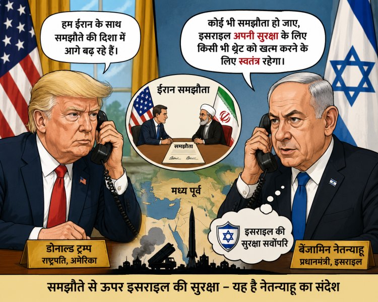 ईरान पर कोई समझौता नहीं, इसराइल अपनी सुरक्षा के लिए स्वतंत्र: नेतन्याहू