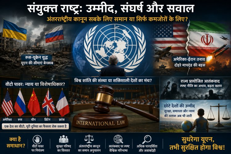 क्या संयुक्त राष्ट्र अमेरिका के सामने बेबस है? अंतरराष्ट्रीय कानून, दोहरे मापदंड और छोटे देशों की टूटी उम्मीदें