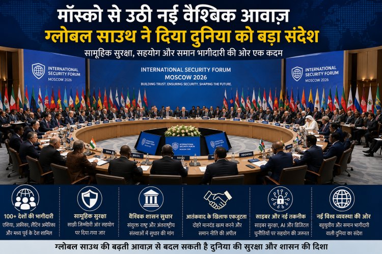 "मॉस्को से उठी नई विश्व व्यवस्था की आवाज़: 100+ देशों के बीच ग्लोबल साउथ ने दुनिया को दिया बड़ा संदेश"