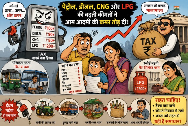 "देश की सबसे बड़ी लूट? पेट्रोल, डीजल और गैस की कीमतों पर उठ रहे बड़े सवाल"