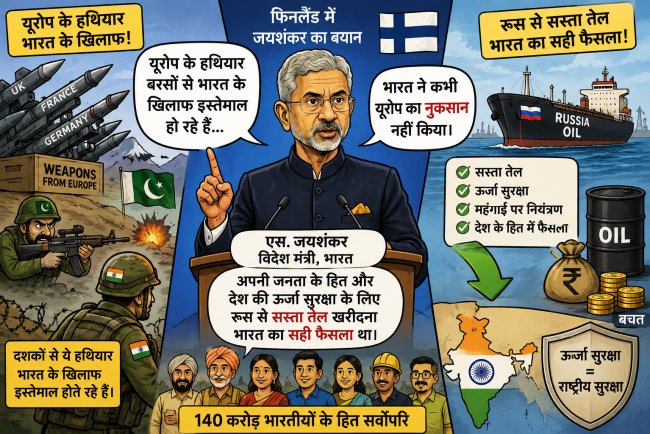 यूरोप के हथियार दशकों से भारत के खिलाफ इस्तेमाल हुए"— जयशंकर के इस बयान ने क्यों मचा दी वैश्विक बहस?