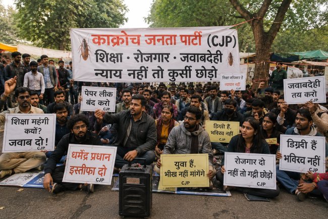 काक्रोच जनता पार्टी: एक व्यंग्य, जो व्यवस्था की सबसे बड़ी सच्चाई बन गया, लोकतंत्र बनाम अहंकार