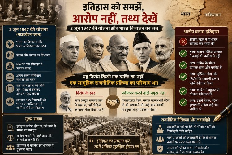 "क्या नेहरू सचमुच गद्दार थे? 3 जून 1947 की योजना का पूरा सच जो शायद आपको नहीं बताया गया