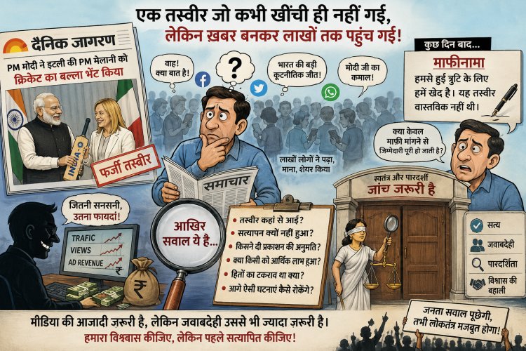 दैनिक जागरण की फर्जी तस्वीर पर 10 सवाल: माफीनामा काफी नहीं, जांच जरूरी है