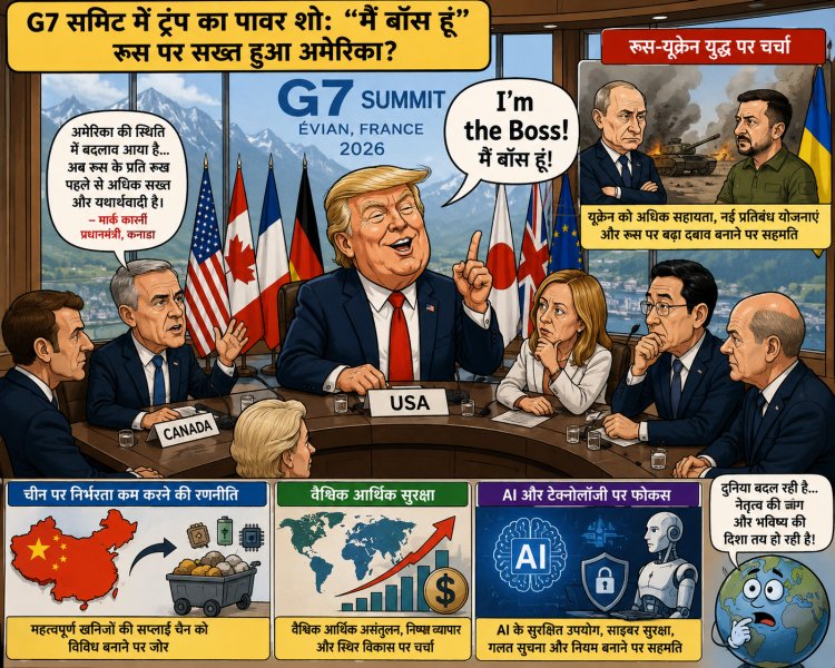 "मैं बॉस हूं"— ट्रंप के इस बयान ने G7 में मचा दिया भूचाल, जानिए पूरा मामला
