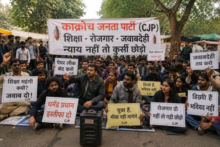 काक्रोच जनता पार्टी: एक व्यंग्य, जो व्यवस्था की सबसे बड़ी सच्चाई बन गया, लोकतंत्र बनाम अहंकार