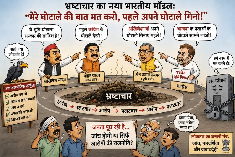 भ्रष्टाचार का लाइसेंस: न जांच, न जवाबदेही, सिर्फ आरोप- भारतीय राजनीति का नया अध्याय