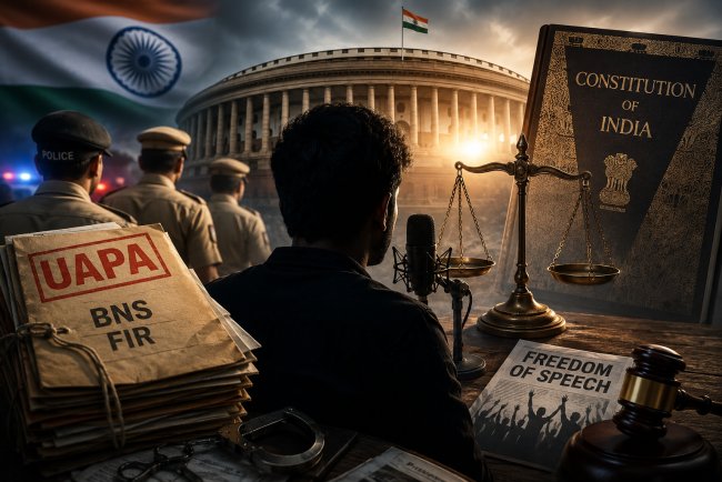 यूट्यूबर पर UAPA: क्या सरकार की आलोचना अब आतंकवाद के दायरे में? लोकतंत्र, अभिव्यक्ति की आजादी और कानून के इस्तेमाल पर उठते सवाल