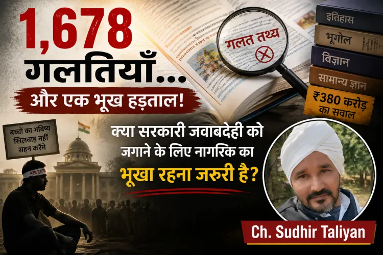 “1,678 गलतियाँ और एक भूख हड़ताल: क्या सरकारी जवाबदेही को जगाने के लिए नागरिक का भूखा रहना जरूरी है?”