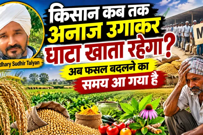 किसान को फसल नहीं, पूरी कृषि अर्थव्यवस्था बदलनी होगी—वरना धरना, लाठी,बदनामी,मुकद्दमे, घाटा और कर्ज का चक्र चलता रहेगा