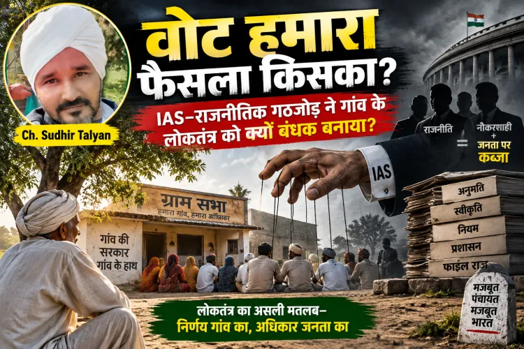 जनता मालिक या सरकारी लाभार्थी? गांव के लोकतंत्र को किसने बंधक बनाया?
