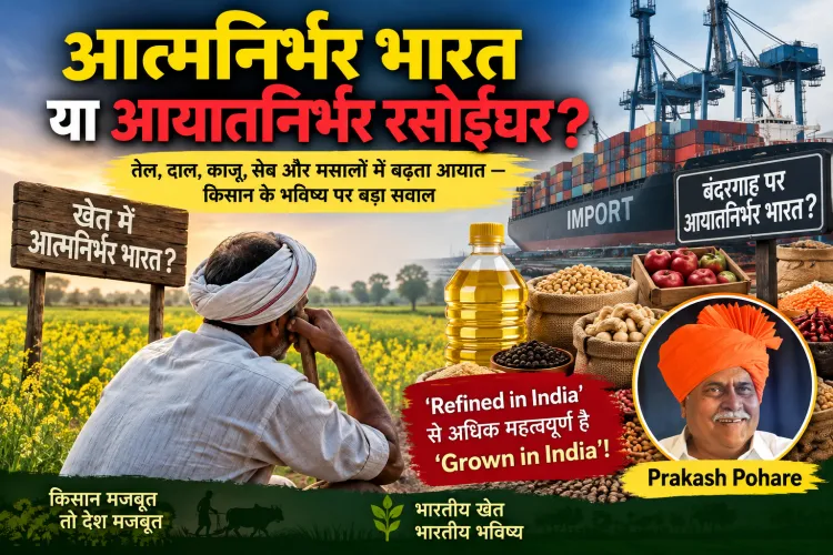 किसान सरसों उगाए, भारत विदेश से तेल मंगाए! आत्मनिर्भर भारत के दावे पर बड़ा सवाल