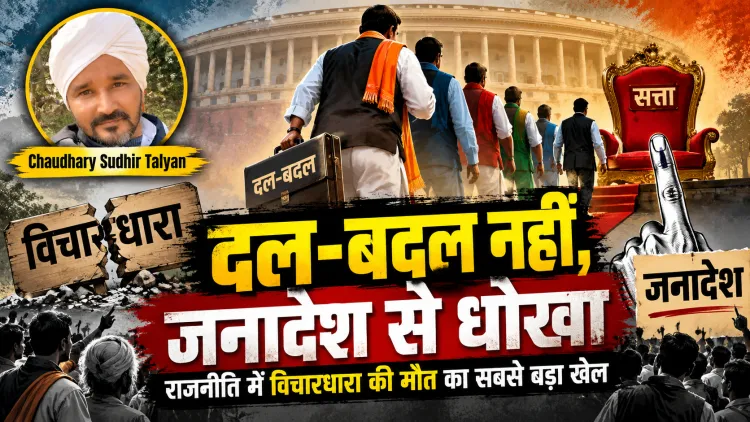 “दल-बदल नहीं, जनादेश से धोखा: राजनीति में विचारधारा की मौत का सबसे बड़ा खेल”