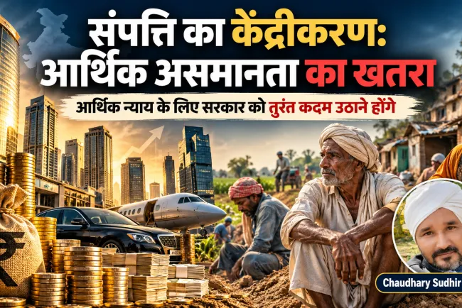 संपत्ति का केंद्रीकरण समाज के लिए घातक, आर्थिक असमानता से देश में शुरू हो सकता है आर्थिक युद्ध