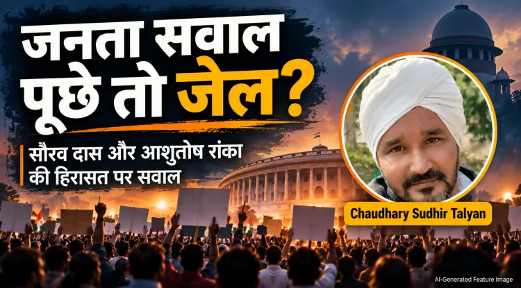 जनता सवाल पूछे तो जेल, सत्ता जवाब न दे तो कौन जिम्मेदार? सौरव दास और रांका की हिरासत से लोकतंत्र पर गंभीर सवाल