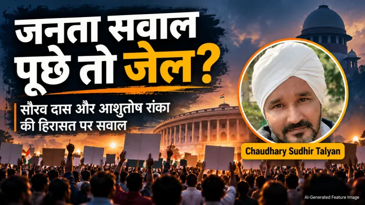 जनता सवाल पूछे तो जेल, सत्ता जवाब न दे तो कौन जिम्मेदार? सौरव दास और रांका की हिरासत से लोकतंत्र पर गंभीर सवाल