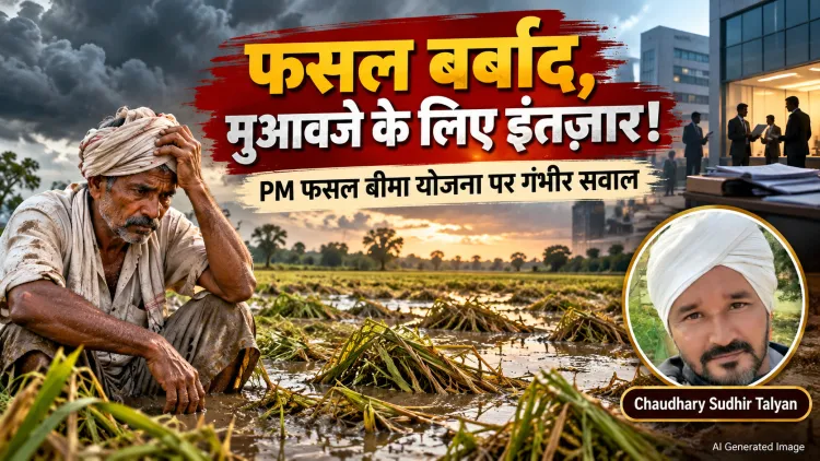 किसान की फसल बर्बाद, बीमा कंपनियों की मौज! सरकार और बीमा कंपनी की जवाबदेही शून्य